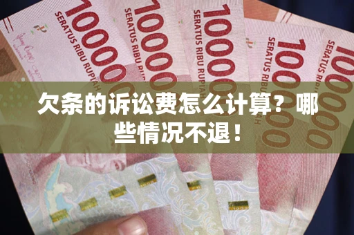 武汉欠条的诉讼费怎么计算?哪些情况不退! 武汉欠条的诉讼费怎么计算?哪些情况不退!