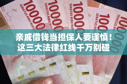 武汉亲戚借钱当担保人要谨慎！这三大法律红线千万别碰