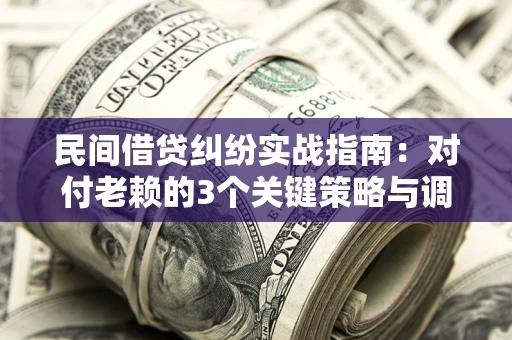 武汉民间借贷纠纷实战指南：对付老赖的3个关键策略与调解盲区解析