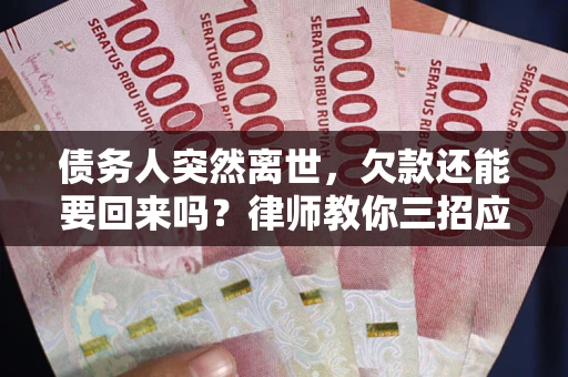 武汉债务人突然离世，欠款还能要回来吗？律师教你三招应对