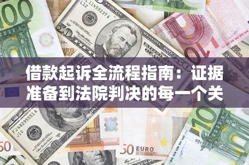 武汉借款起诉全流程指南：证据准备到法院判决的每一个关键步骤