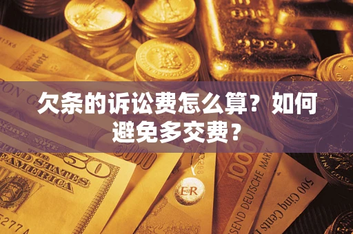 武汉欠条的诉讼费怎么算？如何避免多交费？