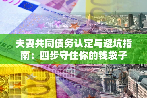 武汉夫妻共同债务认定与避坑指南：四步守住你的钱袋子