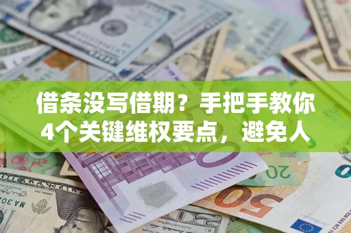 武汉借条没写借期？手把手教你4个关键维权要点，避免人财两空