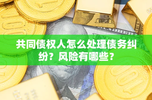 武汉共同债权人怎么处理债务纠纷？风险有哪些？